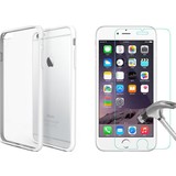 CandyShine Apple İphone 6 - 6S Ekran Koruyucu + Şeffaf Silikon Kılıf