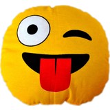 Emoji Yastık - Dil Çıkaran Emoji Yastık