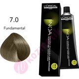 L'Oréal Professionnel İnoa Amonyaksız Saç Boyası No: 7.0 Fundamental 60Ml.
