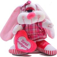 Işıklı Sesli Koca Ayak 27Cm. Peluş Tavşan