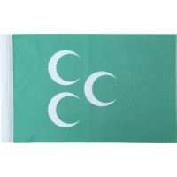 Ekin Bayrakçılık Osmanlı Bayrağı 3 Hilal 50x75cm.
