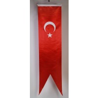 Ekin Bayrakçılık Kırlangıç Türk Bayrağı Saten 50x200cm.