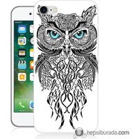 Teknomeg iPhone 7 Kapak Kılıf Örgülü Baykuş Baskılı Silikon