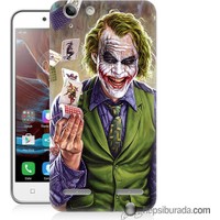Teknomeg Lenovo K5 Kılıf Kapak Kartlı Joker Baskılı Silikon