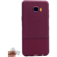 Teleplus Samsung Galaxy C5 Benekli Silikon Kılıf