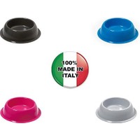 Georplast ''SILVER'' Tekli Yuvarlak Mama ve Su Kabı Ø 19 x 5 h - 0.4 lt.