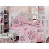 Cottonbox Bebek Nevresim Takımı Mini Pembe