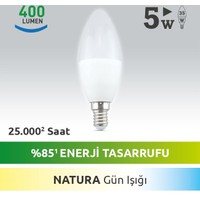 NextLED (Next&NextStar) E14 5W NATUREL (4000 K) Led Ampul