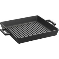 Lava Metal Kulplu Döküm Demir Izgara Tava 26x26 cm