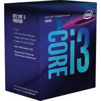 Intel Core i3-8100 3.60 GHz LGA1151 İşlemci