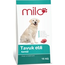 Milo Tavuk Etli Yetişkin Köpek Maması 15 Kg
