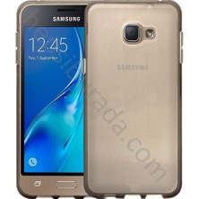 Case 4U Galaxy C7 Kılıf Ultra İnce Silikon Füme