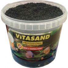 Vitasand Pro-89 Yıkanmış Akvaryum Bitki Kumu Siyah 20kg