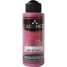 Cadence Premium Akrilik Boya 4004 Magenta Fuşya 120ml Yüksek Kapatma Gücüne Sahip Kaliteli Boya