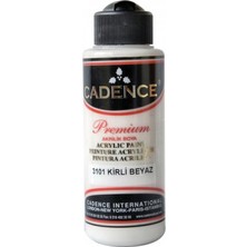 Cadence Premium Akrilik Boya 120ml 3101 Kirli Beyaz