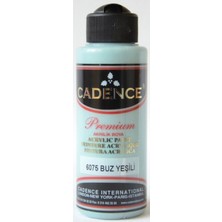 Cadence Premium Akrilik Boya 6075 Buz Yeşili 120ml Yüksek Kapatma Gücüne Sahip Su Bazlı