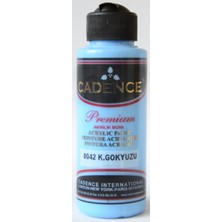 Cadence Premium Akrilik Boya 120ml 8042 K. Gökyüzü Mavisi