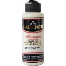 Cadence Premium Akrilik Boya 9020 Taffy 120ml Yüksek Kapatma Gücüne Sahip Su Bazlı Boya