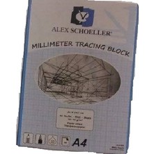 Alex Schoeller Millimetrik Aydinger Blok 95-95 gr. A4 30 Yaprak
