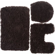Doğuş Peluş Halı Doğuş Peluş Halı Peluş Tavşan 3'lü Klozet Takımı