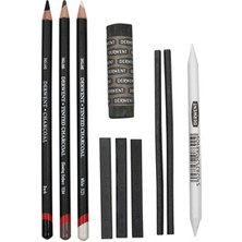 Derwent Charcoal Füzen Set 10'Lu