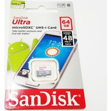 Sandisk  64Gb Micro Hafıza Kartı