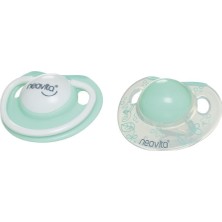 Neavita Ortodontik Gündüz Ve Gece Emziği 2'Li (0 Ay+) Mint