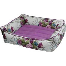 Bronza Soft Kedi-Köpek Yatağı No: 5 80x90x15 Mor