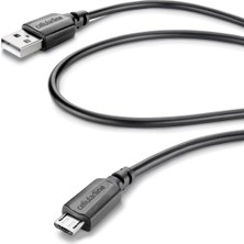 Cellular Line Micro Usb Data Kablosu Siyah