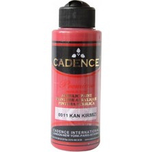 Cadence Kan Kırmızı Akrilik Boya 120 Ml