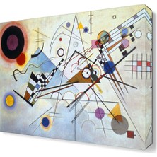 Dekor Sevgisi Vasily Kandinsky Composition 8 Tablo  30x30 cm