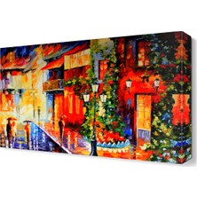 Dekor Sevgisi Eskiden Şehir Canvas Tablo  45x30 cm