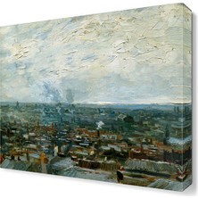 Dekor Sevgisi Şehir Canvas Tablo  30x30 cm