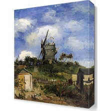 Dekor Sevgisi Yeşil Ev Canvas Tablo  45x30 cm