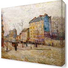 Dekor Sevgisi Caddedeki İnsanlar Canvas Tablo  50x50 cm