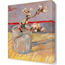 Dekor Sevgisi Pembe Çiçek Canvas Tablo  45x30 cm