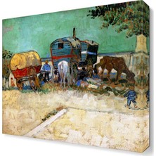 Dekor Sevgisi At Arabası Canvas Tablo  30x30 cm