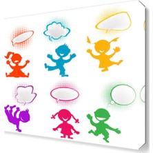 Dekor Sevgisi Yaramazlar Canvas Tablo  30x30 cm