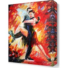 Dekor Sevgisi Ateşli Dans2 Canvas Tablo  45x30 cm