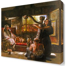 Dekor Sevgisi Francesco Osmanlı Canvas Tablo  45x30 cm