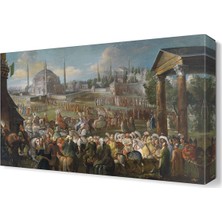 Dekor Sevgisi Jean Baptiste Osmanlı Canvas Tablo  45x30 cm