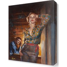 Dekor Sevgisi Konstantin Kacev Canvas Tablo  45x30 cm