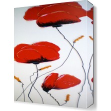 Dekor Sevgisi Laleler Canvas Tablo  45x30 cm