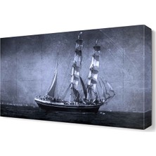 Dekor Sevgisi Dekoratif Yelkenli Tablosu 45x30 cm
