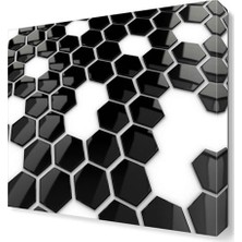 Dekor Sevgisi Dekoratif Altıgen Tablosu 30x30 cm