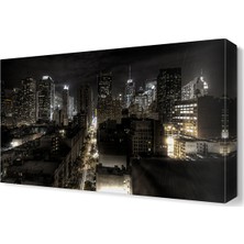 Dekor Sevgisi Dekoratif Şehir Tablosu 45x30 cm