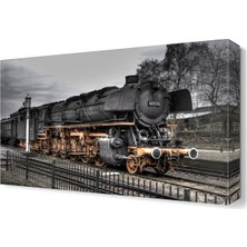 Dekor Sevgisi Dekoratif Tren Tablosu 105x70 cm
