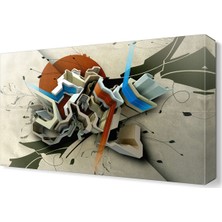 Dekor Sevgisi Dekoratif8 Tablosu 45x30 cm