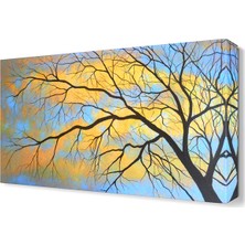 Dekor Sevgisi Dekoratif Ağaç4 Tablosu 45x30 cm