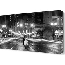 Dekor Sevgisi Yoldaki Gelin Damat Tablosu 45x30 cm